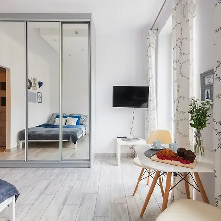 Emilii Plater 12: With Balcony Apartment Warsaw